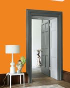 Little Greene Wandfarbe Marigold 209 Wohnung Wohnungsbeispiel Wand Farbe Orange