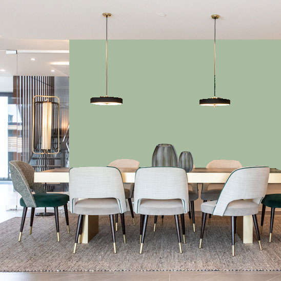 Little Greene Wandfarbe Aquamarine 138 Hellgrüne Wandfarbe Kalte Wandfarbe Leuchtende Wandfarben