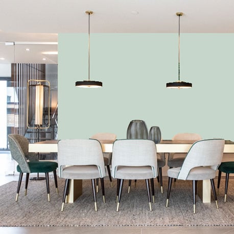 Little Greene Wandfarbe Aquamarine Mid 284 Blau Grüne Wandfarbe Dezente Wandfarbe Edle Wandfarbe