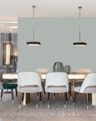 Little Greene Wandfarbe Bone China Blue Deep 184 Hellblaue Wandfarbe Hellgraue Wandfarbe mit Blau Kalte Farben