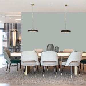 Little Greene Wandfarbe Bone China Blue Deep 184 Hellblaue Wandfarbe Hellgraue Wandfarbe mit Blau Kalte Farben