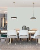 Little Greene Wandfarbe Bone China Blue Mid 183 Dezente Wandfarbe Hellblaue Wandfarbe Hellgraue Wandfarbe mit Blau