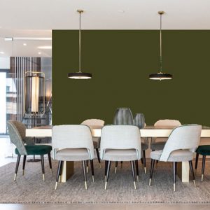 Little Greene Wandfarbe Olive Colour 72 Olivton Wandfarbe Wandfarbe Braun-Grün Wandfarbe Gelb Grün