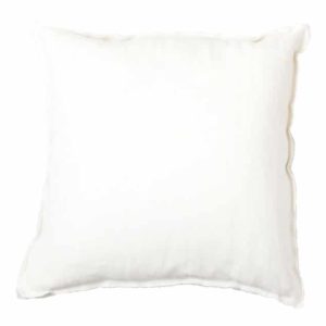 Designers Guild Kissen Brera Lino Natur Weiß Beige Basiskissen Leine Struktur