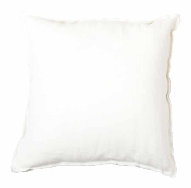 Designers Guild Kissen Brera Lino Natur Weiß Beige Basiskissen Leine Struktur