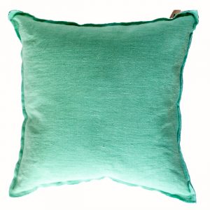 Designers Guild Kissen Brera Lino Pale Jade Mint-Blau Quadrat Leine Stoff