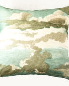 Designers Guild Kissen Dragonfly Blau-Türkis Libelle Blau Insekt Wolken Dekokissen