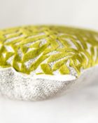 Designers Guild Kissen Dufrene Moss Grün Cushion Samt Rechteck Muster