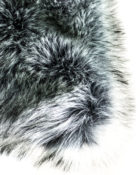 Ligne Pure Fellkissen Feel Grau Dunkelgrau Grau Kissen Kunstfell Weich