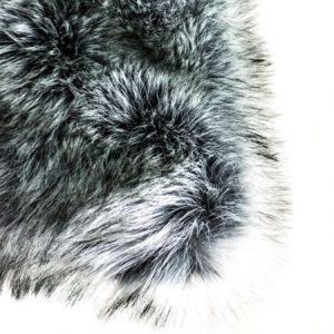 Ligne Pure Fellkissen Feel Grau Dunkelgrau Grau Kissen Kunstfell Weich