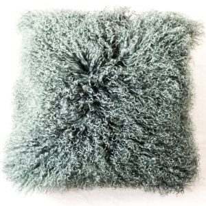 Ligne Pure Fellkissen Lush Hellgrau Kissen Kunstfell Weich