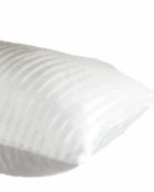 HOATÉ Kissen Ayumi Damask Weiss Quadrat Basiskissen Viskose