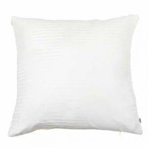HOATÉ Kissen Ayumi Damask WeissQuadrat Basiskissen Viskose