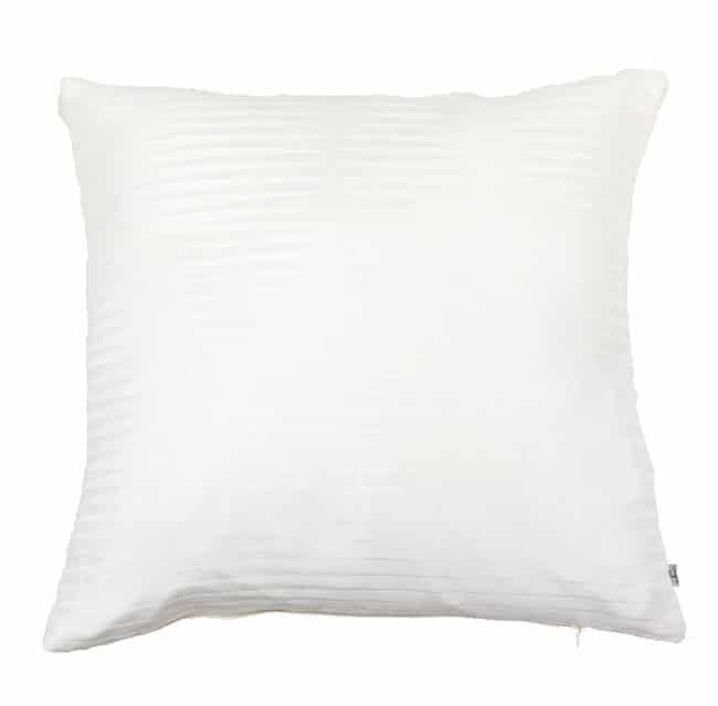 HOATÉ Kissen Ayumi Damask WeissQuadrat Basiskissen Viskose