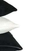 Kissen Struktur Schwarz Weiß Beige