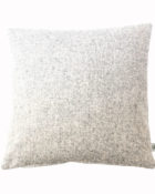 HOATÉ Kissen Melton Hellgrau Struktur Cushion Meliert