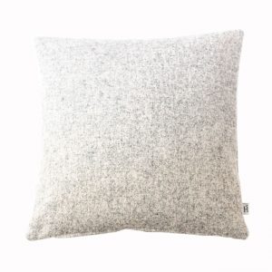 HOATÉ Kissen Melton Hellgrau Struktur Cushion Meliert