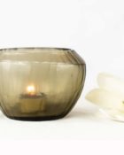 Guaxs Teelichthalter Malia Taupe