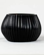 Guaxs Teelichthalter Nagaa Schwarz Windlicht Kerze Deko Tealight