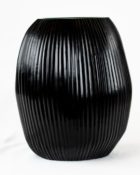 Guaxs Vase Nagaa Large Schwarz