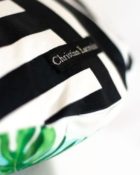 Designers Guild Kissen Reveries Vert Buis Schwarz-Weiss Dekokissen Muster Tiere Blau Pflanzen