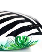 Designers Guild Kissen Reveries Vert Buis Schwarz-Weiss Dekokissen Muster Tiere Blau Pflanzen