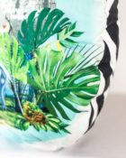 Designers Guild Kissen Reveries Vert Buis Schwarz-Weiss Dekokissen Muster Tiere Blau Pflanzen