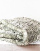 Nobilis Plaid Koala Grau Kunstfell Grau Felldecke Fell