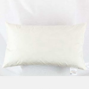 Kissenfüllung mit Federn 50x30 Rechteck weiss