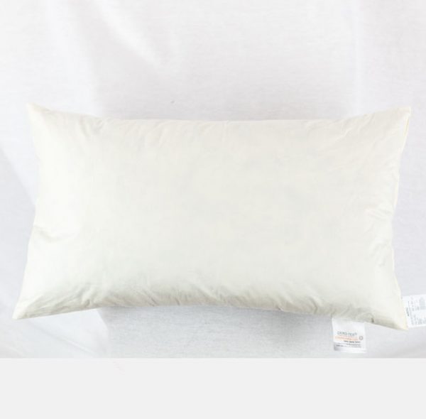 Kissenfüllung mit Federn 50x30 Rechteck weiss