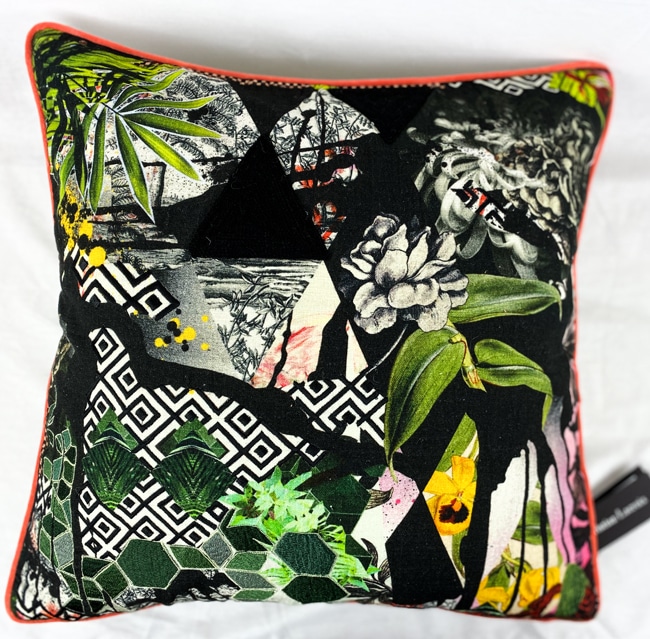 Designers Guild Kissen Bayou Fantasy Prisme Muster Couchdeko Kissenguide mit Kissen dekorieren Kissen richtig arrangieren Dekokissen für Couch und Bett Sofa mit Kissen dekorieren