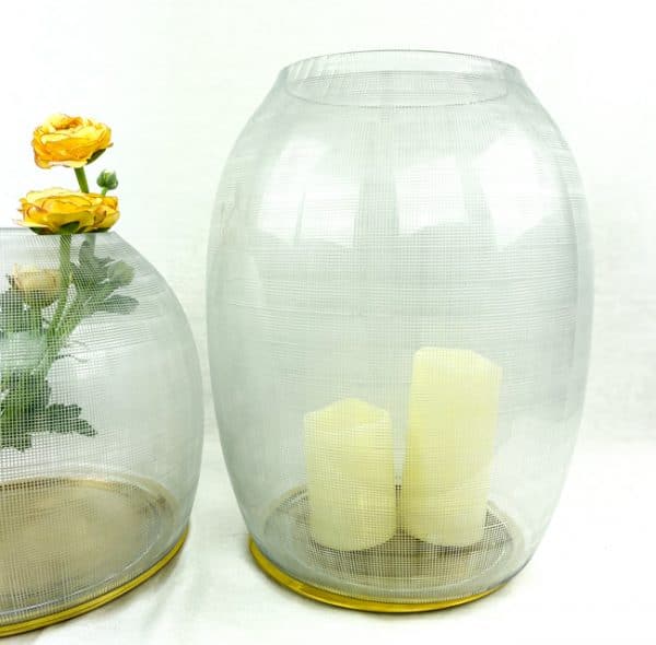 Guaxs Windlicht Gumba Lantern Glasvase hochwertiges Unikat