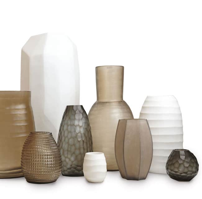 Guaxs Vasen Teelichthalter Indigo Smokegrey Design Vasen hochwertige Unikate