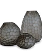 Guaxs Vase Otavalo Indigo Smokegrey Design Vasen hochwertiges Unikat