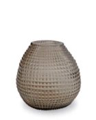 Guaxs Vase Otavalo Round Smokegrey Glasvase Vase Smokegrey hochwertiges Unikat