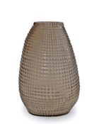 Guaxs Vase Otavalo Tall Grau Smokegrey Glasvase Vase Smokegrey hochwertiges Unikat