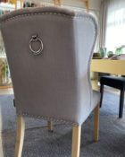 Richmond Interiors Stuhl Daisy grau Haken Esstisch Stuhl Essstuhl Esszimmerstuhl