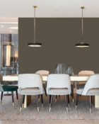 Little Greene Wandfarbe Attic II 144 Wandfarbe Wandfarbe Badezimmer Wandfarbe Dunkelbraun mit Grau