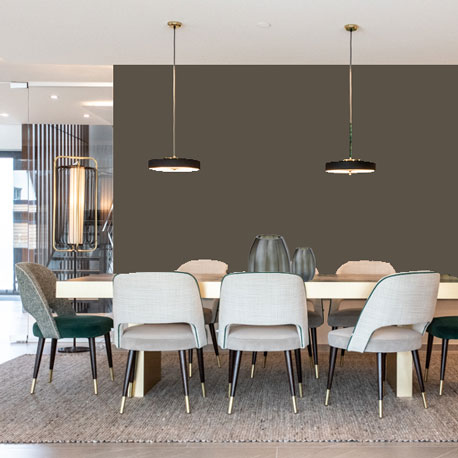 Little Greene Wandfarbe Attic II 144 Wandfarbe Wandfarbe Badezimmer Wandfarbe Dunkelbraun mit Grau