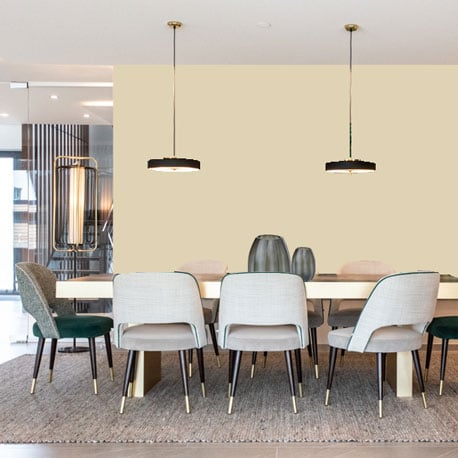 Little Greene Wandfarbe Clay Deep 154 Freundliche helle Wandfarben hellbraune Wandfarbe Heller warmer Beigeton Wandanstrich