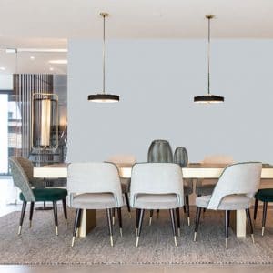 Little Greene Wandfarbe Gauze Dark 166 Hellblaue Wandfarbe intensiv Kühle Farbtöne Pastellblaue Wandfarbe