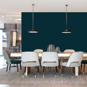 Little Greene Wandfarbe Hick`s Blue 208 Akzentfarbe Blau Dunkelblaue Graue Wandfarbe Dunkelblaue Wandfarbe