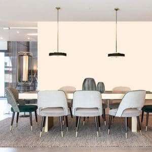 Little Greene Wandfarbe Rusling 9 Wandfarbe Hellrosa Wandfarbe kühles rosa hell Wandfarbe kühles rosé