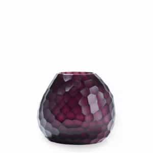 Guaxs Teelichthalter Otavalo Round Amethyst Guaxs Online Shop Guaxs Vase Rund Guaxs Vase Beerenton Dunkelrot Lila