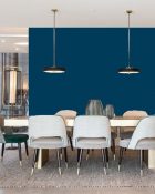 Little Greene Wandfarbe Deep Space Blue 207 Akzentfarbe Blau Blaue Wandfarbe Akzentfarbe Dunkle Wandfarbe