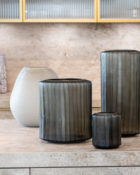 Dekoration Guaxs Serie Omar Indigo & Smokeygrey Guaxs Online Shop Windlicht Glasvase Teelichthalter Ausgefallene Wohnaccessoires