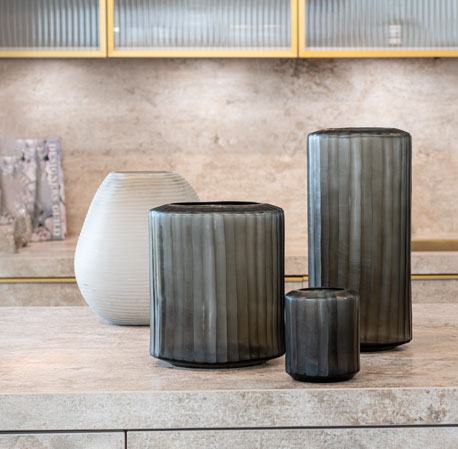 Dekoration Guaxs Omar Indigo & Smokeygrey Dekoration Guaxs Serie Omar Indigo & Smokeygrey Guaxs Online Shop Windlicht Glasvase Teelichthalter Ausgefallene Wohnaccessoires