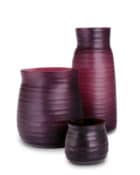 Serie Guaxs Mathura Amethyst Guaxs Online Shop Guaxs Teelichthalter Guaxs Glasvase Guaxs Windlicht Beerenton Dunkelrot Lila