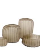 Serie Guaxs Manakara Smokegrey Guaxs Online Shop Guaxs Teelichthalter Guaxs Glasvase Guaxs Windlicht Rauchglas Hellgrau