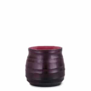 Guaxs Mathura Small Amethyst Guaxs Teelichthalter online Guaxs Windlicht Rauchglas Beerenton Dunkellila